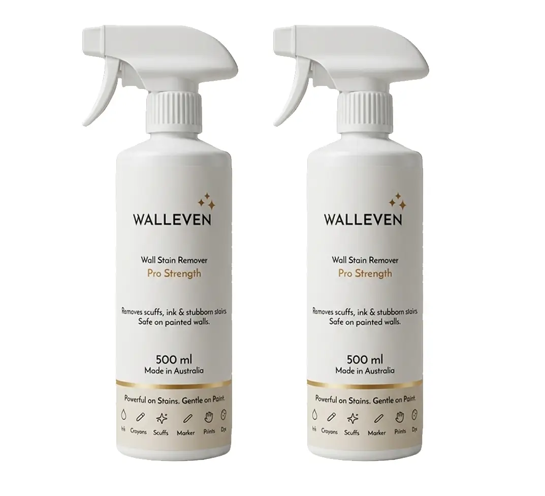 WallEven wall cleaner bottle for stain removal 2pack